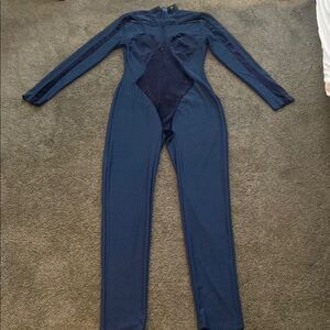 Stylish Blue Jumpsuit by Shane Justin Size XL
